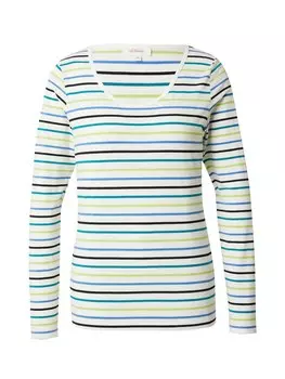 Лонгслив s.Oliver Shirt, белый