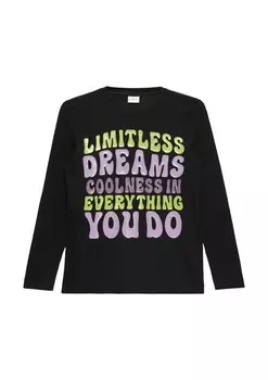 Лонгслив s.Oliver Shirt, черный