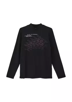 Лонгслив s.Oliver Shirt, черный