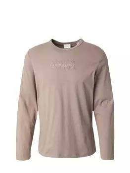 Лонгслив s.Oliver Shirt, коричневый