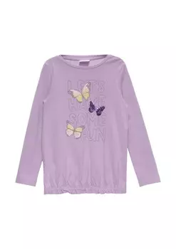 Лонгслив s.Oliver Shirt, лавандовый