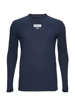 Лонгслив s.Oliver Shirt, морской синий