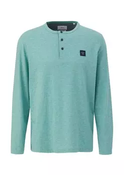 Лонгслив s.Oliver Shirt, пятнистый синий