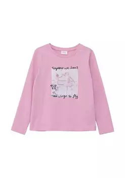 Лонгслив s.Oliver Shirt, розовый