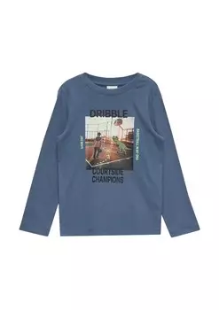 Лонгслив s.Oliver Shirt, синий