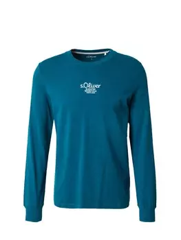 Лонгслив s.Oliver Shirt, синий