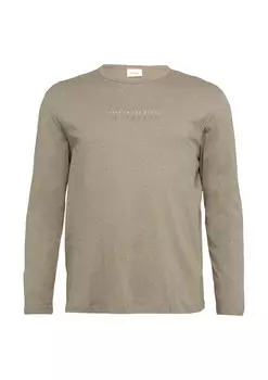 Лонгслив s.Oliver Shirt, светло-коричневый