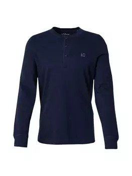 Лонгслив s.Oliver Shirt, темно-синий