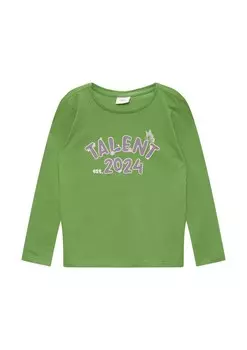 Лонгслив s.Oliver Shirt, зеленый