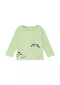 Лонгслив s.Oliver, светло-зеленый