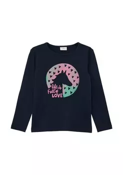 Лонгслив s.Oliver, темно-синий