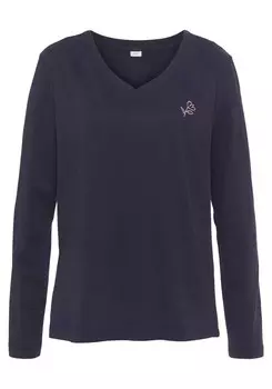 Лонгслив s.Oliver, темно-синий