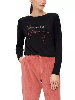 Лонгслив s.Oliver, темно-синий