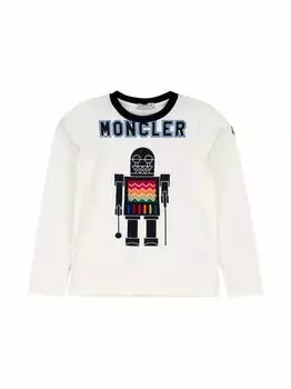 Лонгслив с принтом Moncler