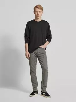 Лонгслив с пришитой этикеткой Levi's, черный
