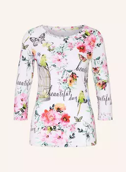 Лонгслив с рукавами 3/4 ZADA, цвет WEISS/PINK/MINT