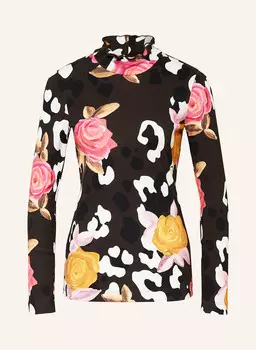 Лонгслив с рюшами ZADA, черный