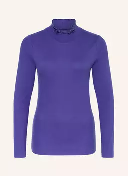 Лонгслив с рюшами ZADA, фиолетовый