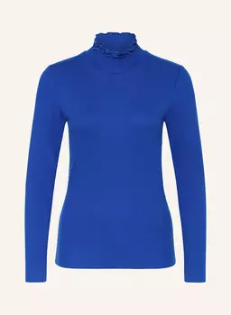 Лонгслив с рюшами ZADA, синий