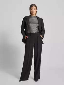 Лонгслив с воротником-стойкой Oui, серебряный