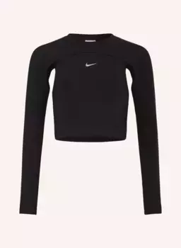 Лонгслив с вырезами Nike, черный