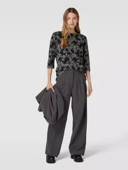 Лонгслив с вырезом-лодочкой Christian Berg Woman, антрацит