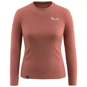 Лонгслив Salewa Puez Dry, красный