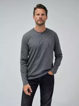 Лонгслив Salsa Jeans Shirt, серый