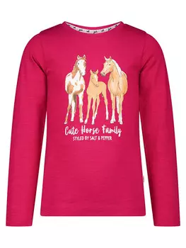 Лонгслив Salt and Pepper, розовый