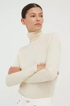 Лонгслив Samsoe Samsoe, бежевый