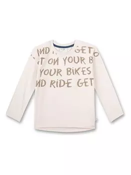 Лонгслив Sanetta Kidswear, кремовый
