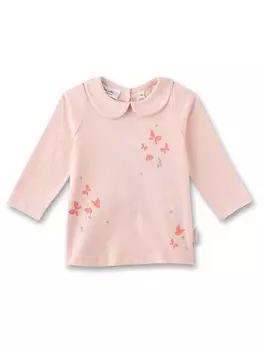 Лонгслив Sanetta Kidswear, розовый
