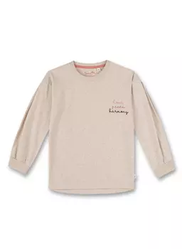 Лонгслив Sanetta Langarmshirt, бежевый