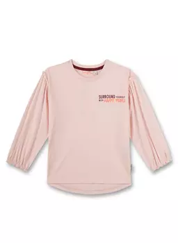 Лонгслив Sanetta Langarmshirt, розовый