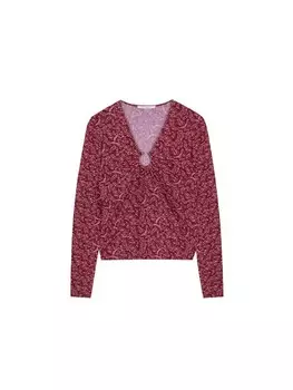 Лонгслив Scalpers, розовый/красный