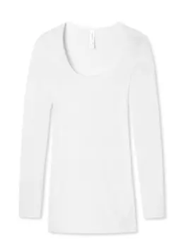 Лонгслив Schiesser Feinripp Luxury, белый