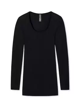 Лонгслив Schiesser Feinripp Luxury, черный