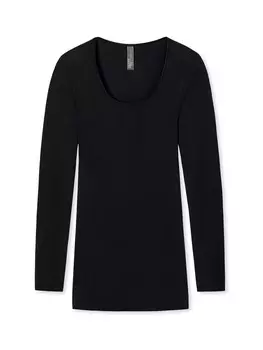 Лонгслив SCHIESSER Shirt, черный