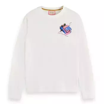 Лонгслив Scotch & Soda 174557, белый