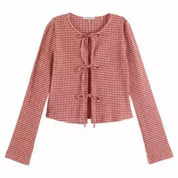 Лонгслив Scotch & Soda Gingham, красный