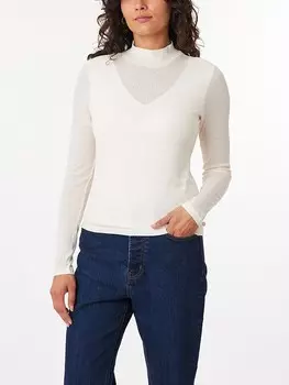 Лонгслив Scotch & Soda Longsleeve, белый