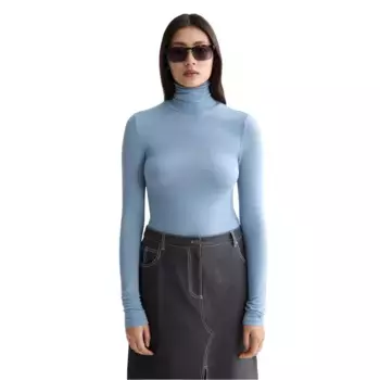 Лонгслив Scotch & Soda Roll Up, синий