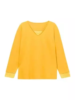 Лонгслив Sheego, цвет Curry