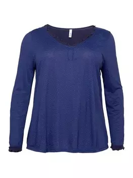 Лонгслив Sheego, фиолетовый