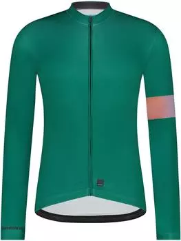 Лонгслив SHIMANO Long Sleeves Jersey Printed VERTEX, зеленый