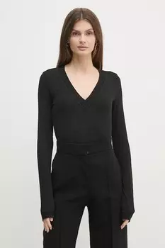 Лонгслив Sisley, черный