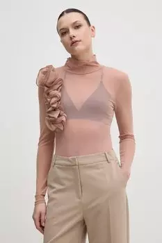 Лонгслив Sisley, оранжевый