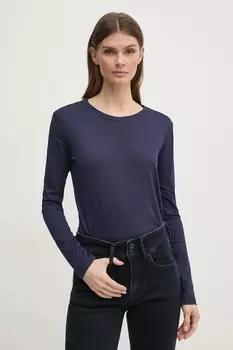 Лонгслив Sisley, темно-синий