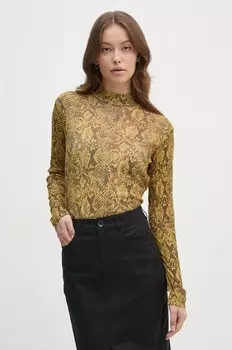 Лонгслив Sisley, желтый