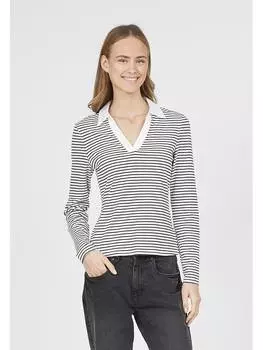 Лонгслив SisterS point, белый/черный